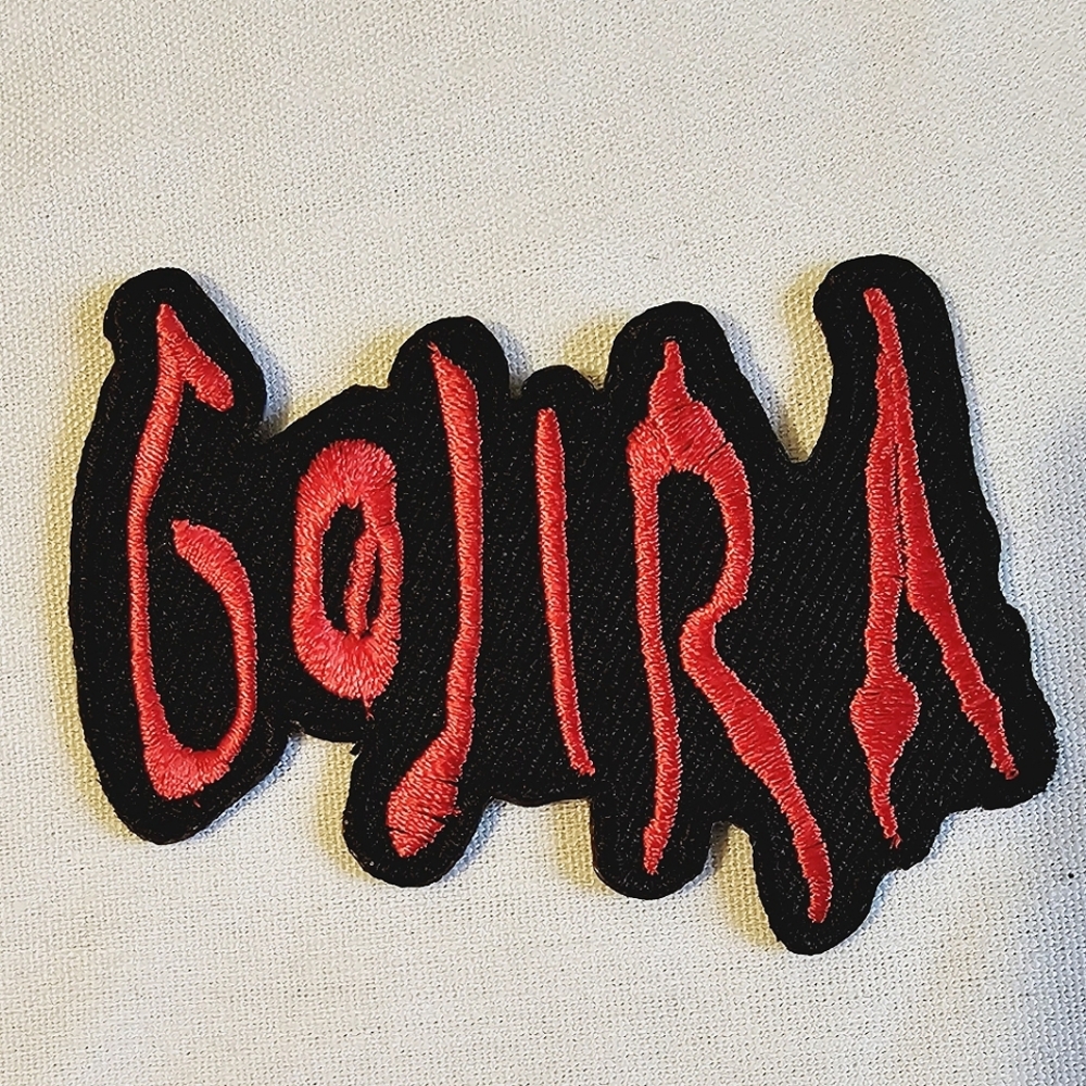 Gojira Red/Black Heavy Metal Godzilla Vintage Embroidered Iron on Patch